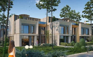 Architectural design of the of the residential complex Exclusive Almaly. Architectural design services. Architectural bureau INK Architects