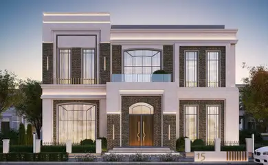 Architectural design of the residential town. Architectural design, interior design services. Architectural bureau INK Architects