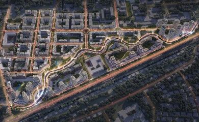 Architectural design of the multifunctional complex Salar city. Building design services. Architectural bureau INK Architects