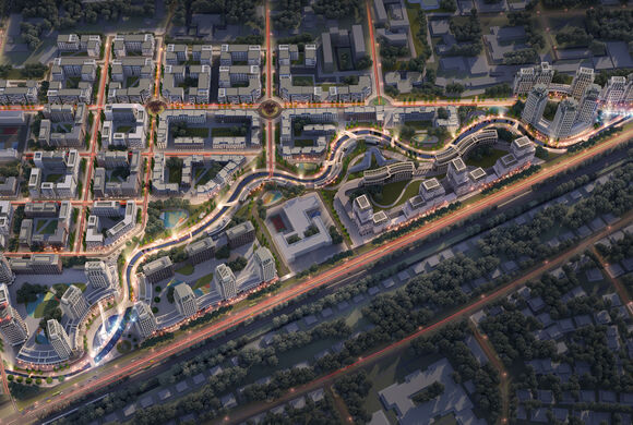 Designing multifunctional complex in Tashkent