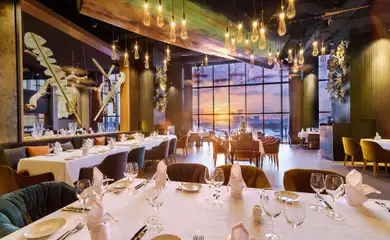 Interior design for the restaurant The Thai. Interior design services. Architectural firm INK Architects