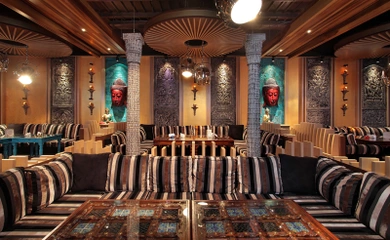 Interior design for the karaoke bar Jimmy. Interior design services. Architectural firm INK Architects