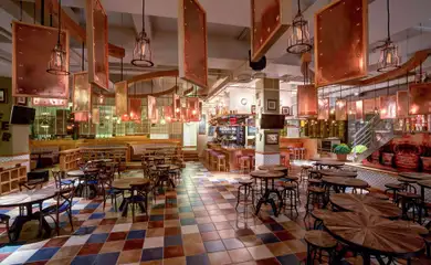 Image: Interior Design Beer Restaurant Brewery