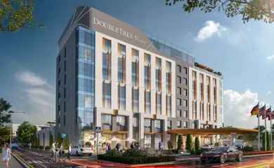 Architectural design of the DoubleTree by Hilton hotel. Architectural design services. Architectural bureau INK Architects