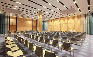 Interior design for the business center Aura. Interior design services. Architectural firm INK Architects