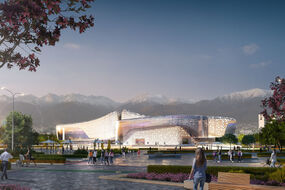 Концепция конгресс холла в Алматы | Портфолио архитектурных проектов INK-A