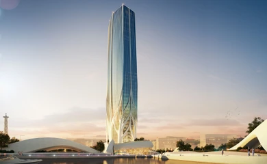 Architectural design of the business center Bionic Tower. Architectural design, building design services. Architectural bureau INK Architects