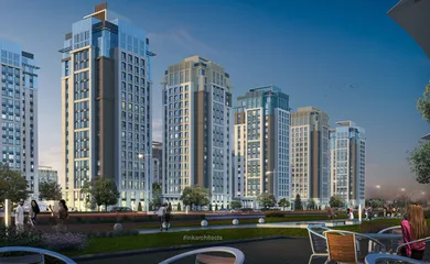 Architectural design process of the residential complex Crocus City. Building design services. Architectural bureau INK Architects