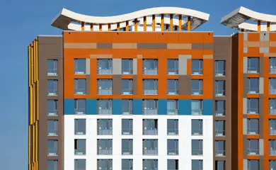 Architectural design process of the residential complex Bi-City Tokyo. Building design services. Architectural bureau INK Architects