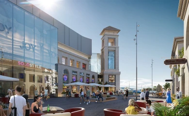 Architectural design of the Asia Mall. Mall design. Architectural bureau INK Architects