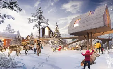 Architectural design process of the park Wonders of the World in Moscow. Park design services. Architectural bureau INK Architects