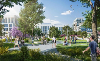 Architectural design of the RC Arena Park in Samara. Architectural design services. Architectural bureau INK Architects