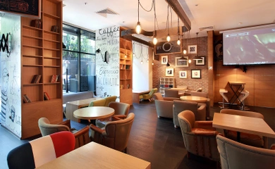 Image: Coffee Shop Interior Design San Francisco