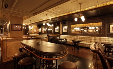 Image: Beer Restaurant Interior Design Line Brew & Di Wang