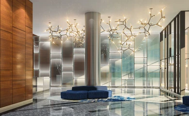 Interior design for the business center Sensata. Interior design services. Architectural firm INK Architects