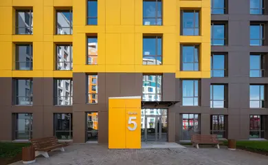 Architectural design process of the residential complex Bi-City Tokyo. Building design services. Architectural bureau INK Architects