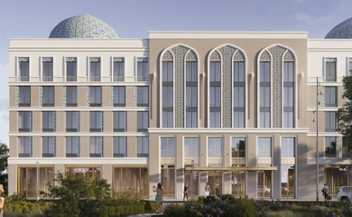 Architectural design of the business center and hotel Tashkent Hampton by Hilton. Architectural design services. Architectural bureau INK Architects