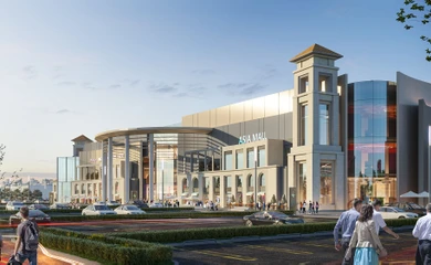 Architectural design of the Asia Mall. Mall design. Architectural bureau INK Architects
