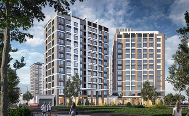 Architectural design of the residential complex Urban Park. Building design services. Architectural bureau INK Architects