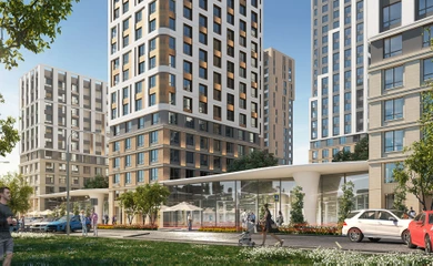 Architectural design of the residential complex Nexpo Trend. Architectural design services. Architectural bureau INK Architects