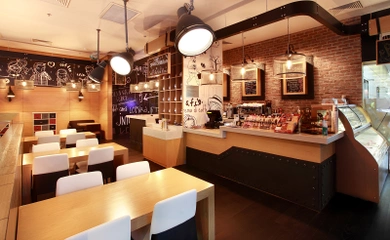 Image: Coffee Shop Interior Design San Francisco