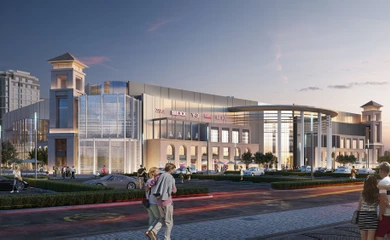 Architectural design of the Asia Mall. Mall design. Architectural bureau INK Architects