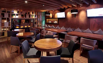 Interior design for the restaurant Union. Interior design services. Architectural firm INK Architects