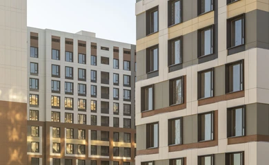 Architectural design of the residential complex Bravo. Architectural design, building design services. Architectural bureau INK Architects