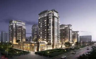 Architectural design of the residential complex Arnau Premium. Architectural design, building design services. Architectural bureau INK Architects