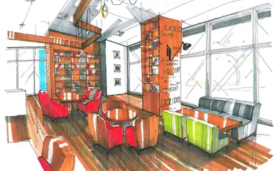 Image: Coffee Shop Interior Design San Francisco