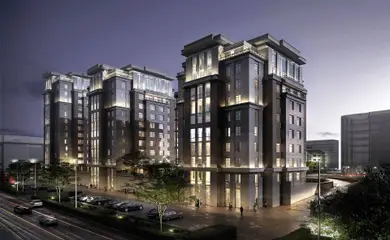 Architectural design of the residential complex Arnau Premium. Architectural design, building design services. Architectural bureau INK Architects