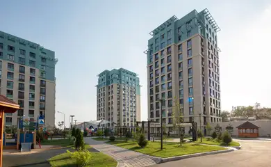 Architectural design of the residental complex Gagarin Park. Architectural design services. Architectural bureau INK Architects