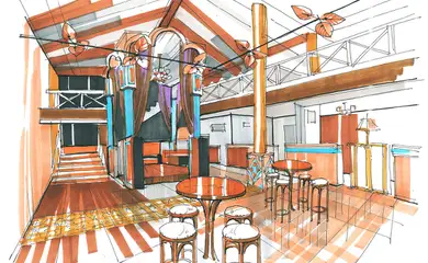 Image: Interior Design Restaurant El Mirador