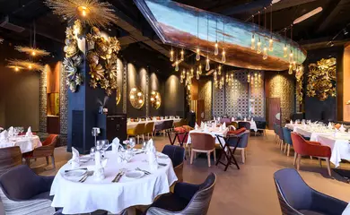 Interior design for the restaurant The Thai. Interior design services. Architectural firm INK Architects