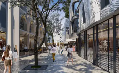 Architectural design of the of the creative hub Acast. Architectural design services. Architectural bureau INK Architects