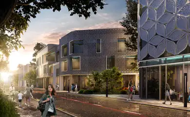 Architectural design of the of the creative hub Acast. Architectural design services. Architectural bureau INK Architects