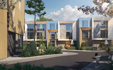 Architectural design of the of the residential complex Exclusive Almaly. Architectural design services. Architectural bureau INK Architects