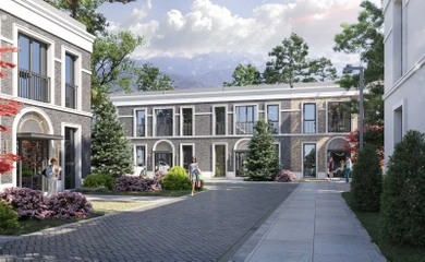 Architectural design of the multifunctional complex Ermensay village. Architectural design services. Architectural bureau INK Architects