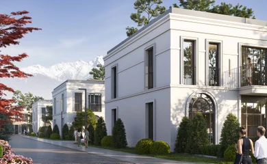 Architectural design of the multifunctional complex Ermensay village. Architectural design services. Architectural bureau INK Architects