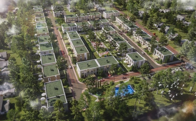 Architectural design of the multifunctional complex Sun Life. Architectural design services. Architectural bureau INK Architects