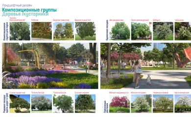 Architectural design of the park ACAST in Almaty. Architectural design services. Architectural bureau INK Architects