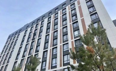 Architectural design of the of the residential complex Apple City. Architectural design services. Architectural bureau INK Architects