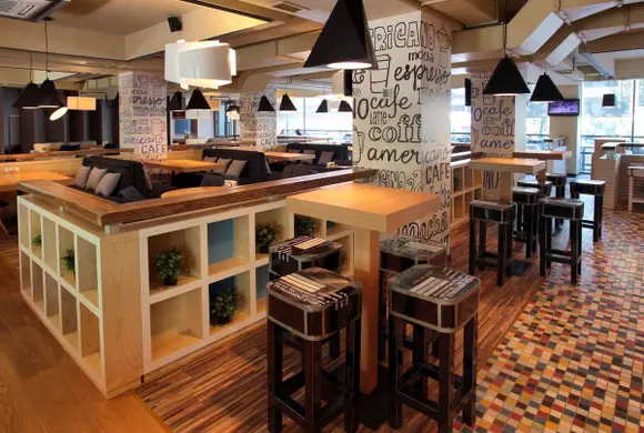 Bar-Restaurant "Balcon" | Design interior  projects | Portfolio INK-A