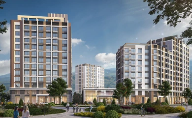 Architectural design process of the residential complex Boulevard Residence. Building design services. Architectural bureau INK Architects