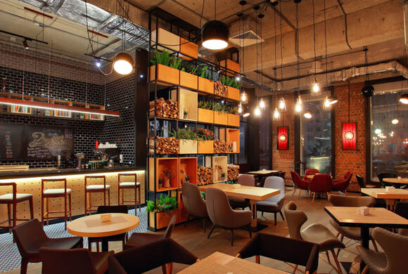Coffee Shop Interior Design Design "Buno" | Public interior projects INK-A
