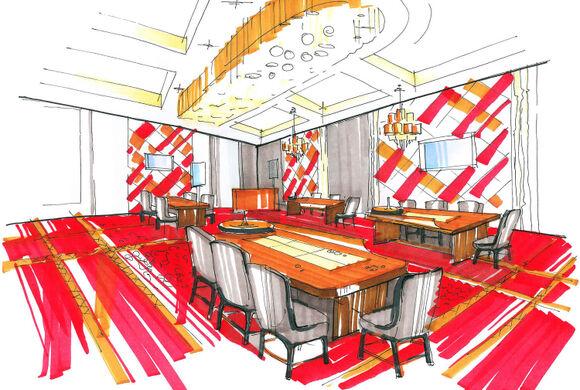 Casino "Royal Plaza" | Design interior projects | Portfolio INK Architecture