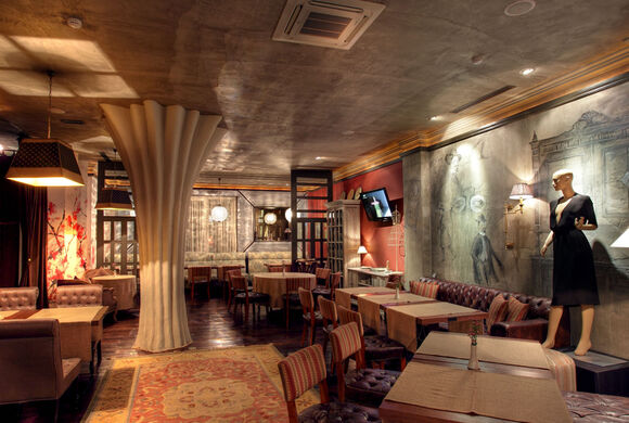 Interior Design Restaurant "Chekhov Cafe" | INK-A Design Interior Projects