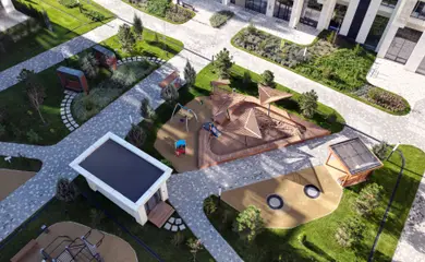 Architectural design concept of the residential complex Amir. Building design services. Architectural bureau INK Architects