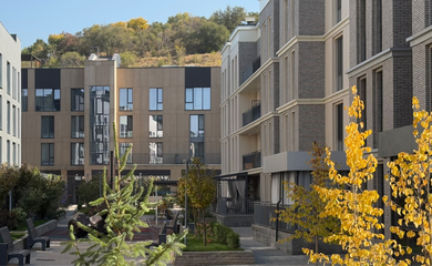 Architectural design of the residential complex Koktobe City. Architectural design services. Architectural bureau INK Architects