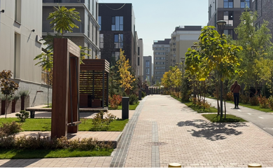 Architectural design of the residential complex Koktobe City. Architectural design services. Architectural bureau INK Architects